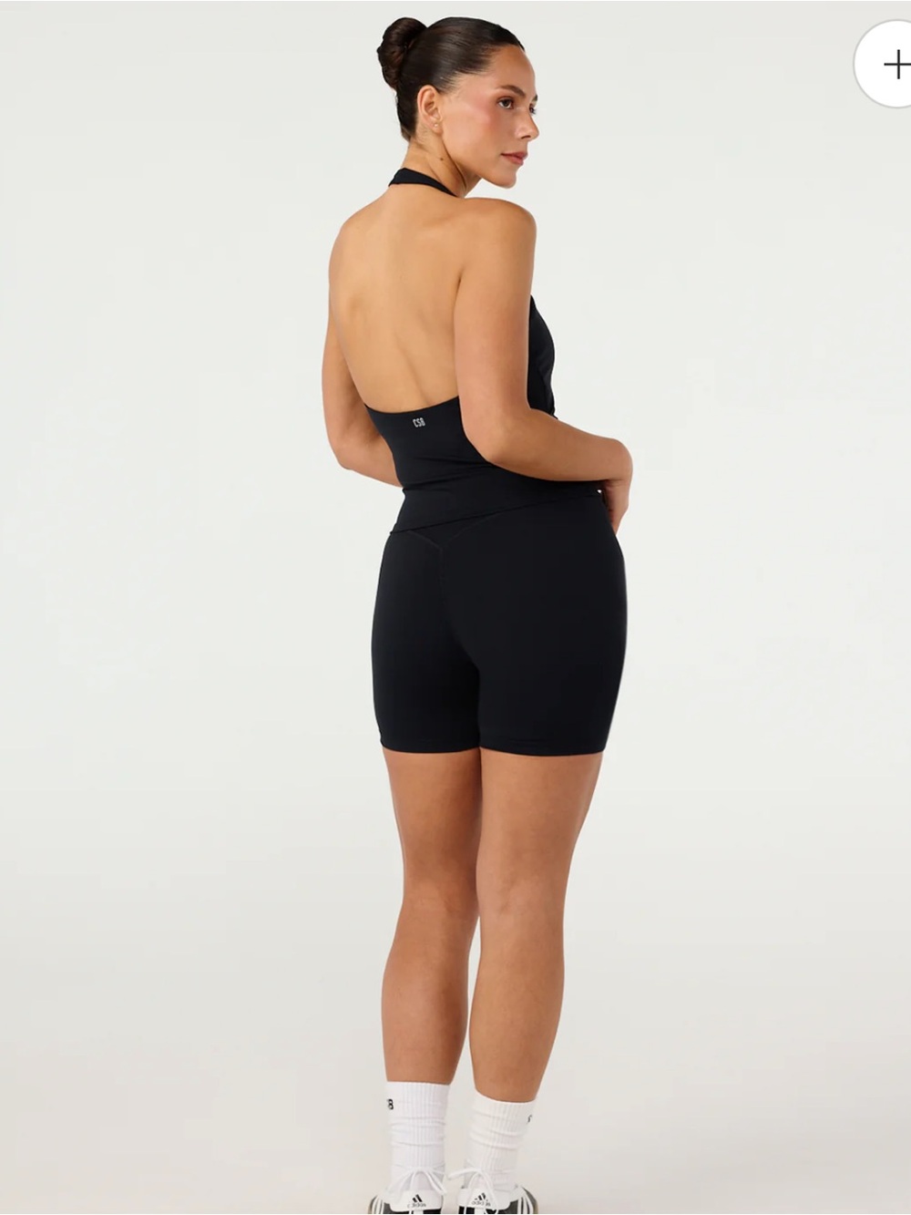 CSB fade scrunch biker shorts 6 in